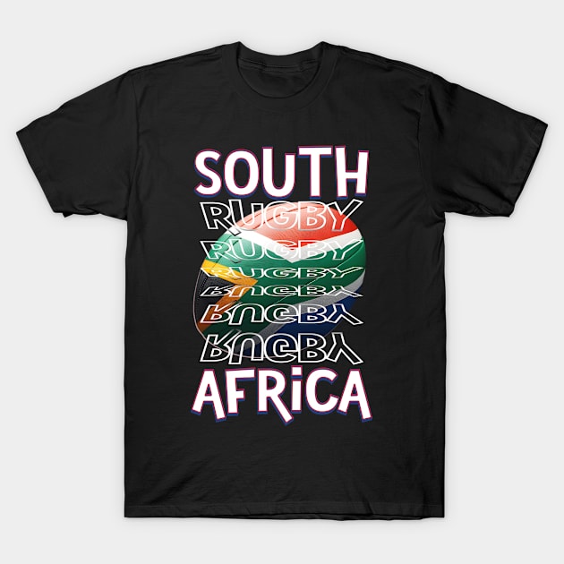 South Africa Rugby Fan T-Shirt by dilger